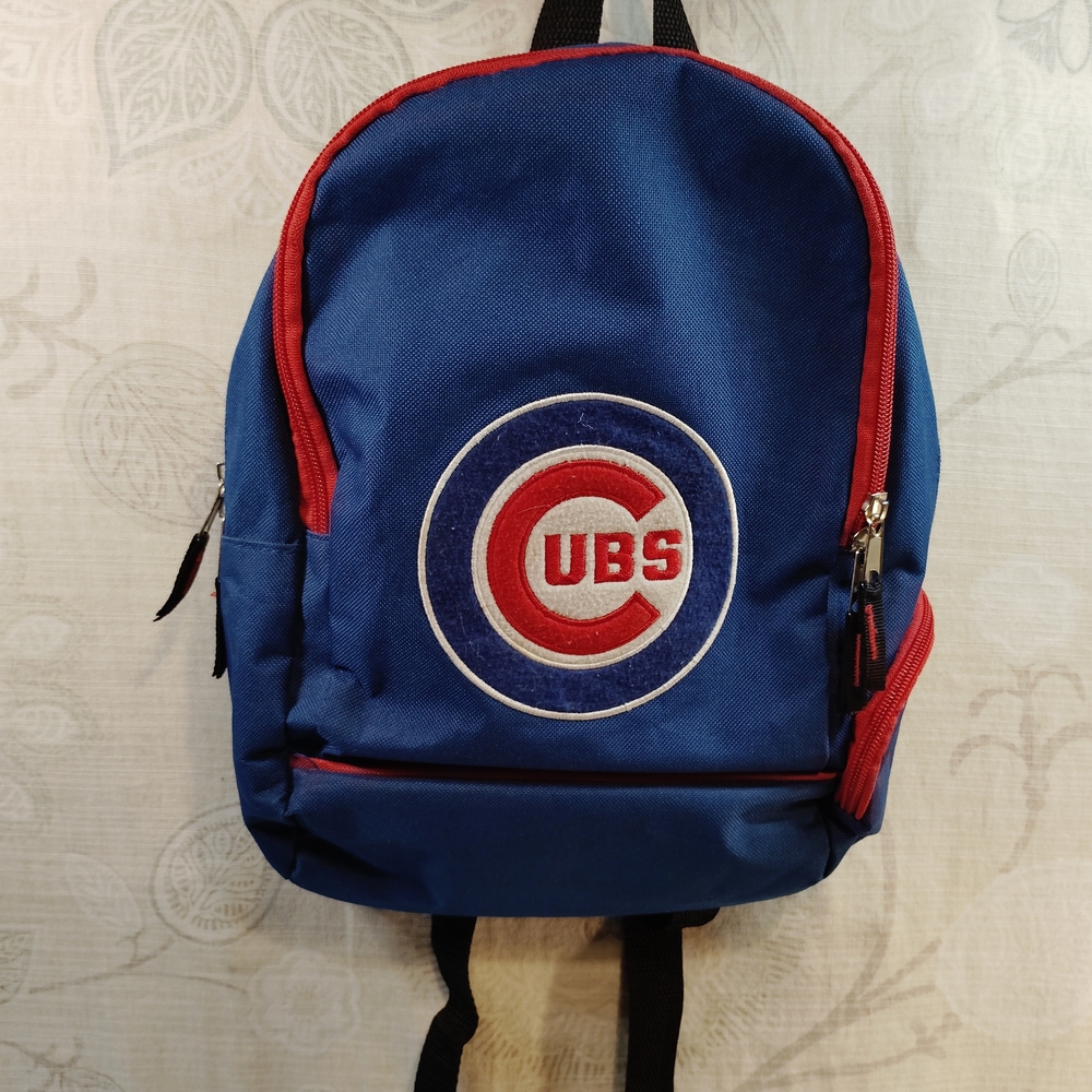 Chicago Cubs Blue and Red Men's Backpack